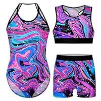 Algopix Similar Product 11 - Vogseek Gymnastics Leotard Girls Shiny