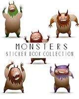 Algopix Similar Product 10 - Monsters Sticker Book Collection Blank
