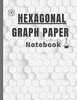 Algopix Similar Product 10 - Hexagonal Graph Paper Notebook  Ideal