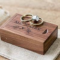 Algopix Similar Product 14 - Mr  Mrs Ring Box  Small Ring Bearer