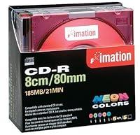 Algopix Similar Product 7 - Imation Corp Mini 80mm CDR 5Pack