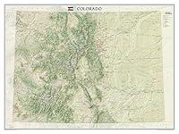 Algopix Similar Product 7 - National Geographic Colorado Wall Map 