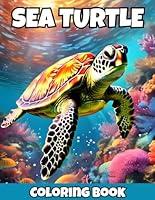 Algopix Similar Product 5 - Sea Turtle Coloring Book A Turtle