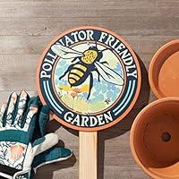 Algopix Similar Product 13 - Pollinator Friendly Bee - Garden Sign