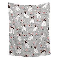 Algopix Similar Product 12 - Lynnezilla French Bulldog Blanket 