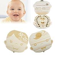 Algopix Similar Product 17 - CozyCabin Baby Teeth Box Cute Wood