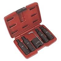 Algopix Similar Product 19 - Sealey Impact Spline Socket Bit Set 6pc