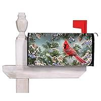 Algopix Similar Product 17 - Evergreen Snowy Cardinal Magnetic