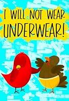 Algopix Similar Product 14 - I Will Not Wear Underwear A Funny and