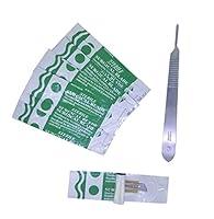 Algopix Similar Product 1 - Scalpel Blades 10 Includes 3 Metal