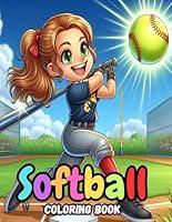 Algopix Similar Product 6 - Softball Coloring Book Cute and Fun