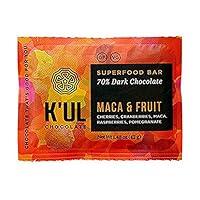 Algopix Similar Product 16 - KUL CHOCOLATE Stamina Dark Chocolate