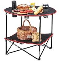 Algopix Similar Product 12 - VEVOR Folding Camping Table Outdoor