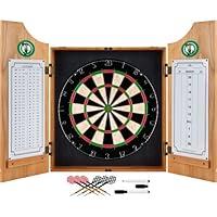 Algopix Similar Product 17 - NBA Boston Celtics Wood Dart Cabinet Set