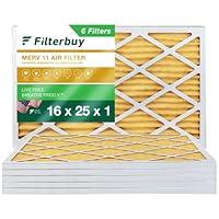 Algopix Similar Product 17 - Filterbuy 16x25x1 Air Filter MERV 11