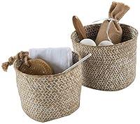 Algopix Similar Product 3 - Compactor Mika Basket, Metal Beige