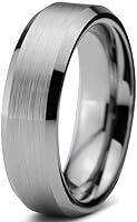 Algopix Similar Product 6 - Tungsten Wedding Band Ring FREE Custom