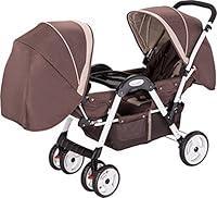 Algopix Similar Product 6 - AmorosO Deluxe Double Stroller