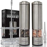 Algopix Similar Product 11 - Electric Salt and Pepper Grinder Set by