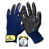 Algopix Similar Product 6 - Pet Grooming Gloves  Deshedding Glove