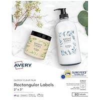 Algopix Similar Product 9 - Avery Printable Blank Rectangle Labels