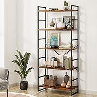 Algopix Similar Product 9 - Shintenchi Bookshelf 5 Tier Bookshelf