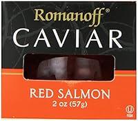 Algopix Similar Product 18 - Romanoff Caviar Red Salmon, 2 Ounce Jar