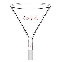Algopix Similar Product 12 - StonyLab Glass Short Stem Powder Funnel