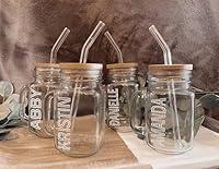 Algopix Similar Product 19 - Personalized Bridesmaid Mason Jar