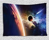 Algopix Similar Product 4 - Ambesonne Outer Space Tapestry Comet