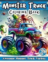 Algopix Similar Product 20 - Monster Truck Coloring Book Awesome