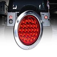 Algopix Similar Product 2 - 4 Inch Round LED Trailer Tail Lights