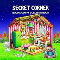 Algopix Similar Product 1 - Secret corner Coloring Book for Adults