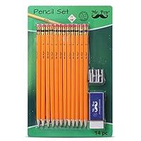Algopix Similar Product 1 - Mr Pen Pencils with Sharpener and