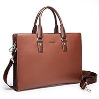 Algopix Similar Product 2 - BOSTANTEN Leather Briefcase Shoulder