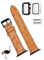 Algopix Similar Product 12 - Tan Flat Ostrich Leather Band