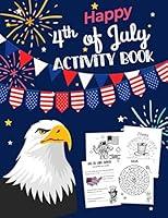 Algopix Similar Product 12 - Happy 4th Of July Activity Book for