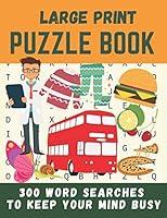 Algopix Similar Product 14 - Large Print Puzzle Book 300 Word