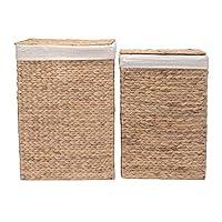 Algopix Similar Product 18 - Handmade Wicker Laundry Hampers  Set