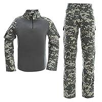 Algopix Similar Product 20 - LANBAOSI Mens Tactical Combat Shirt