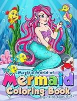 Algopix Similar Product 7 - Magical World of Mermaid Coloring Book