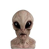 Algopix Similar Product 11 - Alien Mask Latex Full Head Realistic