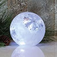 Algopix Similar Product 13 - Lillian Vernon LED Snowflake Globe  5