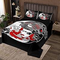 Algopix Similar Product 14 - Erosebridal Yin Yang Quilt Set Twin