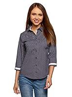 Algopix Similar Product 3 - oodji Ultra Womens 34 Sleeve Cotton
