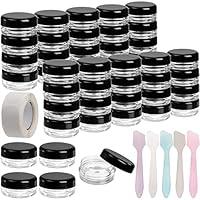 Algopix Similar Product 13 - Tosnail 120 Pieces 3 Gram Clear Plastic