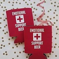 Algopix Similar Product 9 - 2 pack Emotional Support Beer Coolie