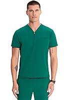 Algopix Similar Product 2 - Infinity Mens Partial Zip VNeck Scrub