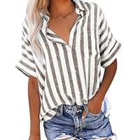 Algopix Similar Product 4 - Women Sale Clearance Linen Shirt for