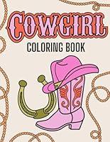 Algopix Similar Product 11 - Cowgirl Coloring Book Saddle up for